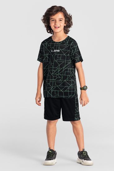 Camiseta infantil menino em malha dry fit Brandili active - 4
