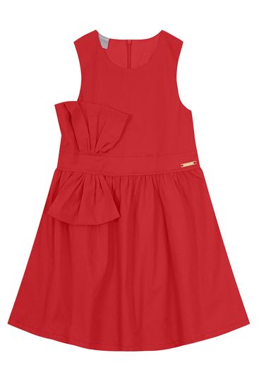 Vestido infantil menina com maxi laço Mundi - 10