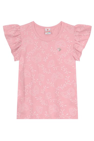Blusa infantil menina de borboleta Brandili - 4