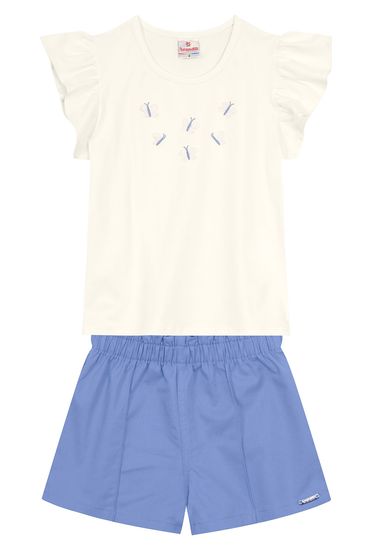 Conjunto infantil menina de borboletas Brandili - 4
