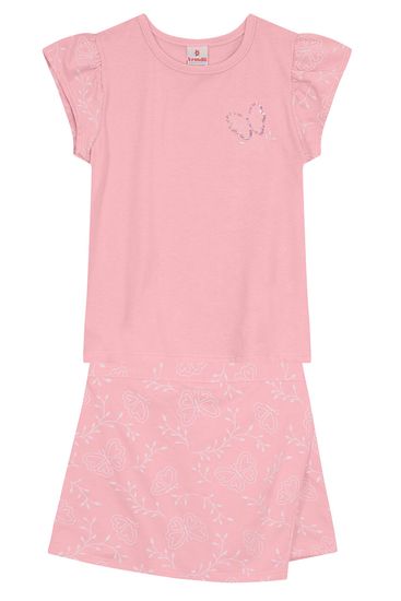 Conjunto infantil menina de borboleta Brandili - 6