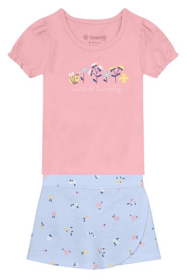 Conjunto bebê menina de abelhinha Brandili Baby - M