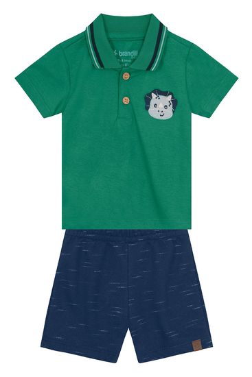 Conjunto bebê menino de dinossauro Brandili Baby - M