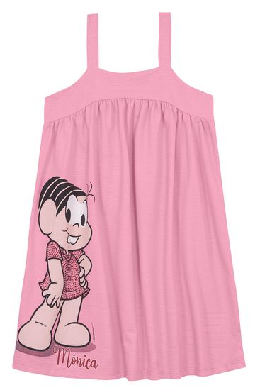 Vestido infantil menina da turma da mônica Brandili - 10