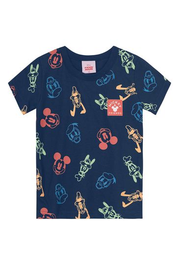 Camiseta infantil menino do mickey mouse Brandili - 1