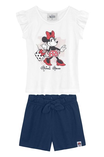 Conjunto infantil menina da minnie mouse Brandili - 1