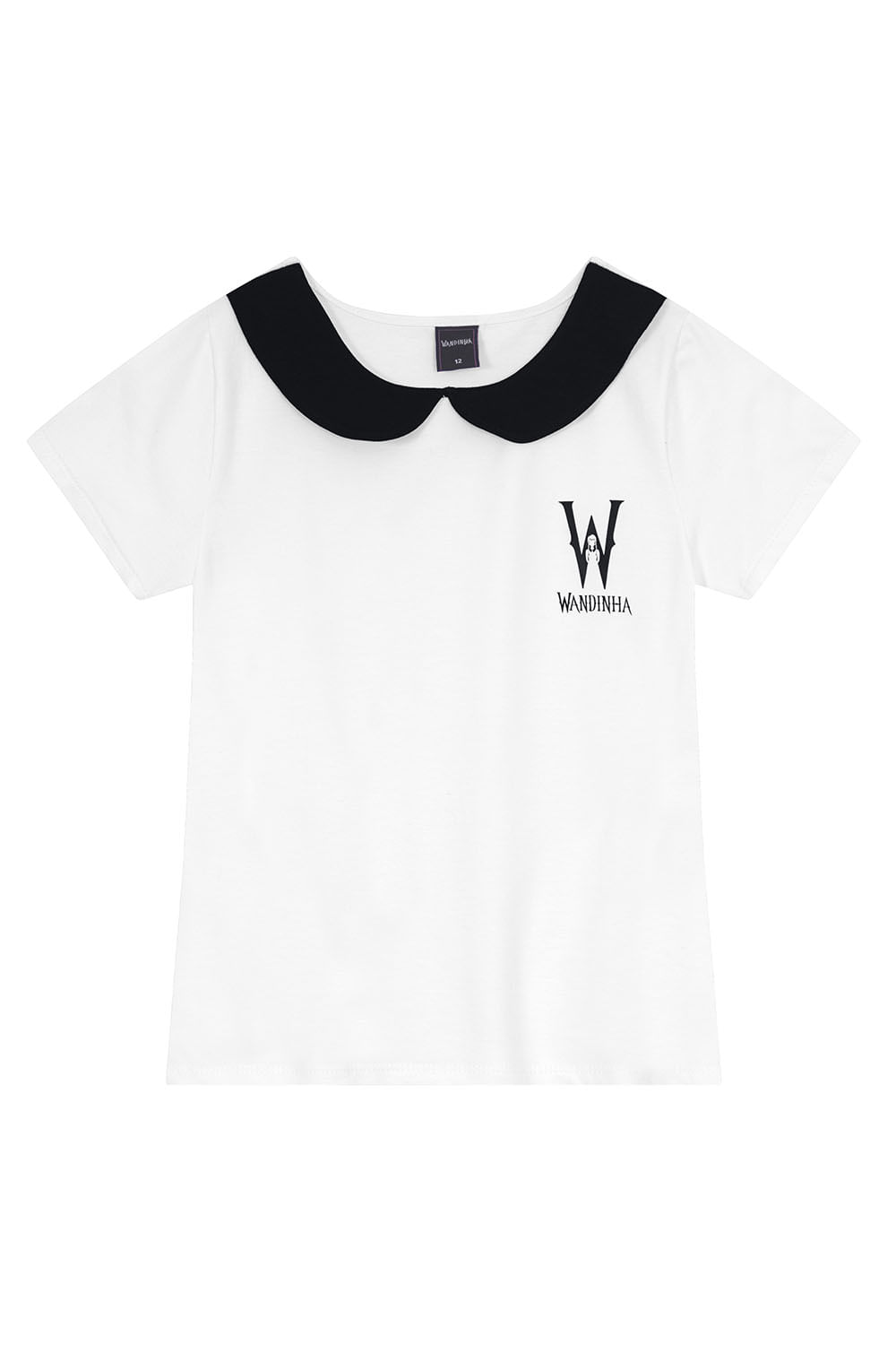 Blusa infantil menina da wandinha Brandili
