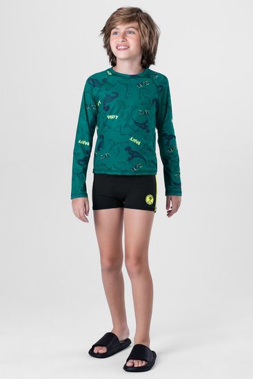 Camisa em malha UV infantil unissex Brandili - 6