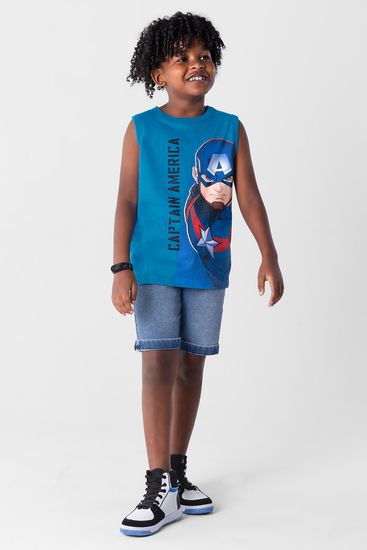 Regata Marvel Avengers infantil menino Brandili - 10