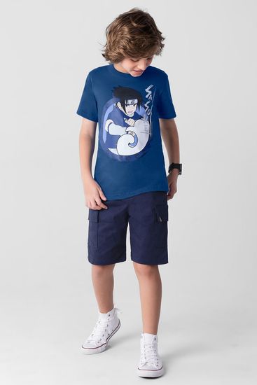 Camiseta Naruto infantil unissex Brandili - 10