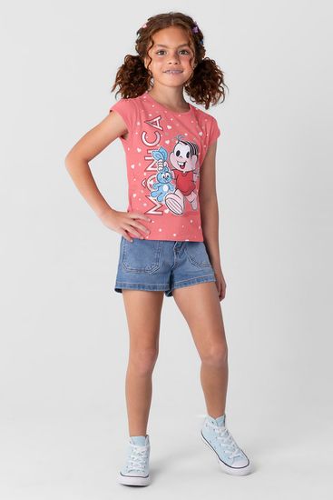 Blusa infantil menina Turma da Mônica Brandili - 10