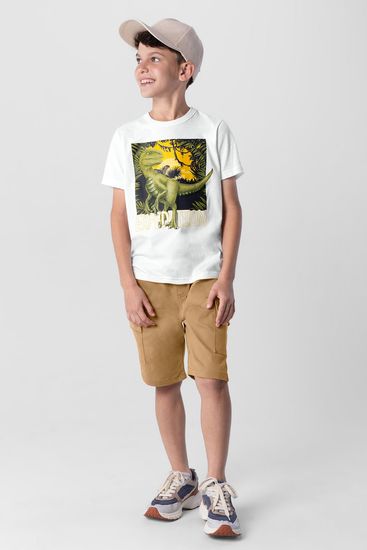 Camiseta infantil menino em malha Brandili - 8