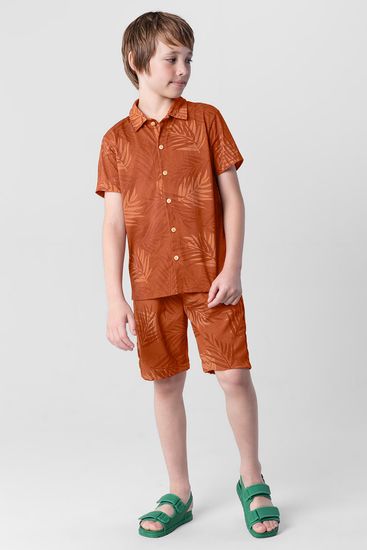 Camisa infantil menino estampada Brandili - 10