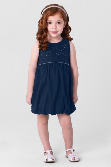 Vestido infantil menina balonê Mundi - 1