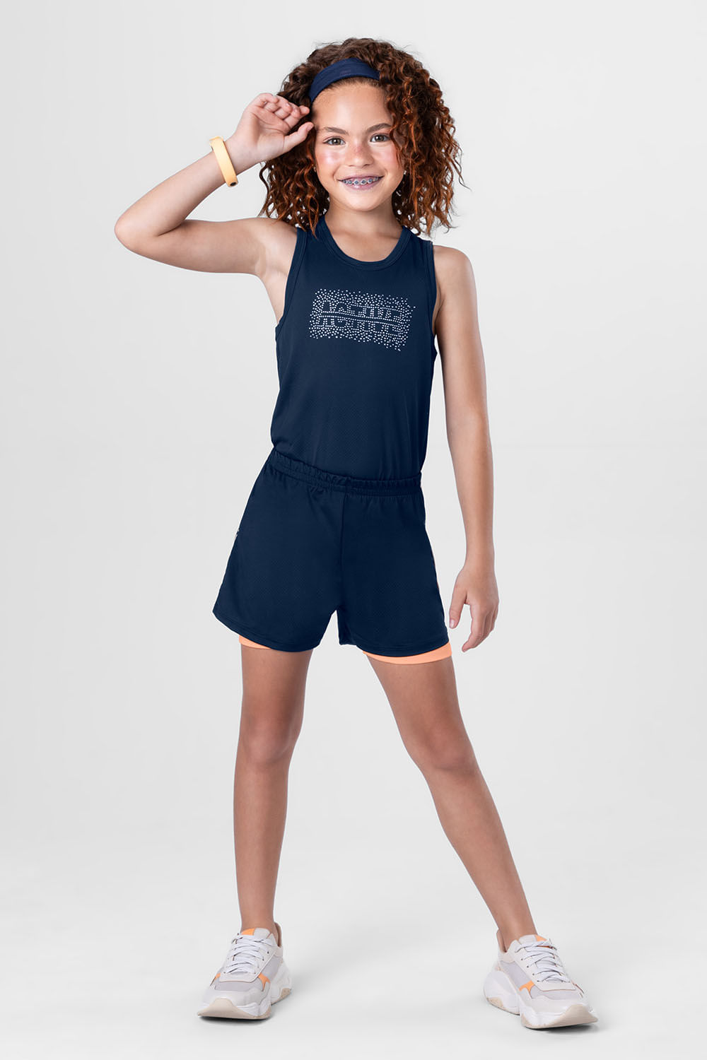 Blusa Regata Infantil Menina Active Brandili
