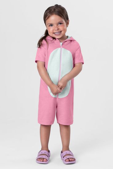 Pijama macaquinho infantil unissex Brandili - 1