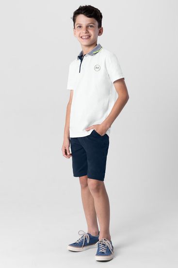 Conjunto infantil menino com polo e bermuda Brandili - 4