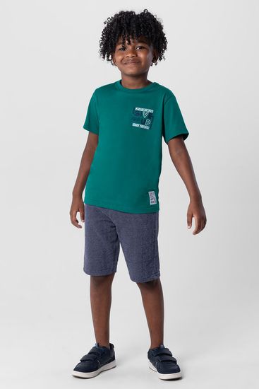 Conjunto infantil menino com camiseta e bermuda Brandili - 6