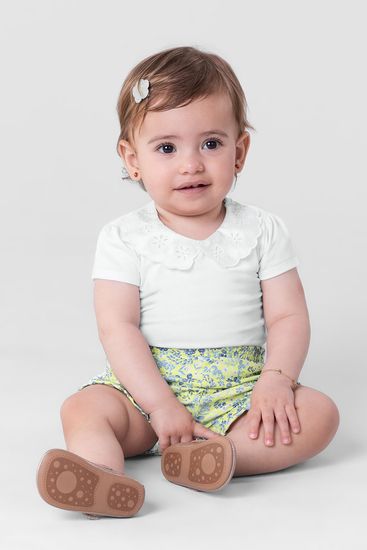Conjunto infantil menina em cotton Mundi - G