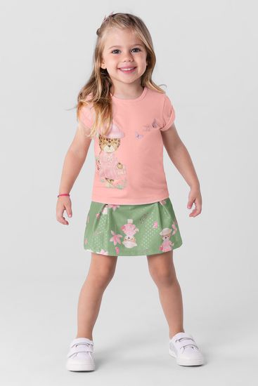 Conjunto infantil menina Brandili - 1