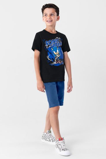 Conjunto infantil menino Sonic Brandili - 10