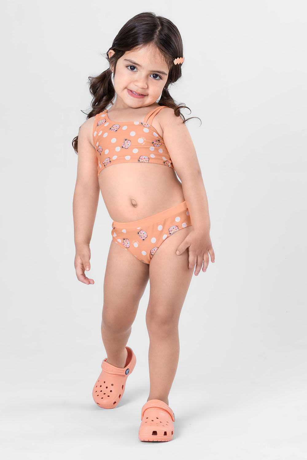 Biquíni Em Malha UV Infantil Menina Brandili