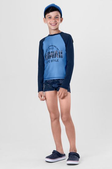 Conjunto em malha UV infantil menino Brandili - 10