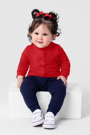 Casaco bebê unissex de cotton Brandili Baby - G