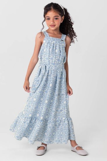 Vestido infantil menina midi Mundi - 4