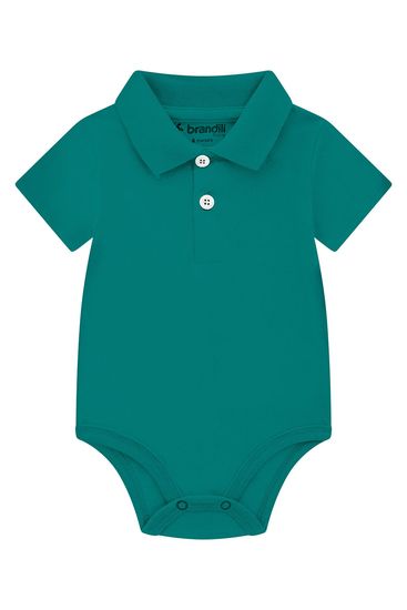Body polo bebê unissex de malha brandili baby - GG