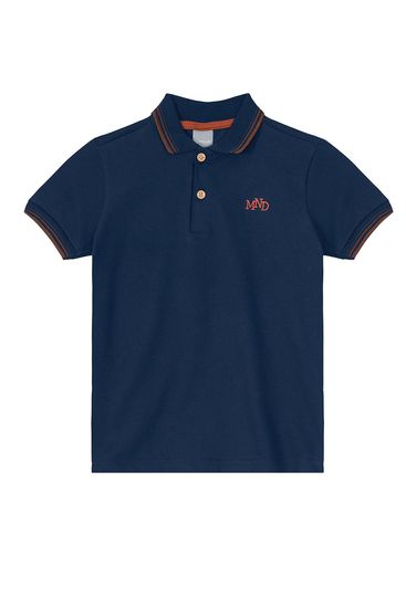 Polo Infantil menino em piquet comfort Mundi - 1