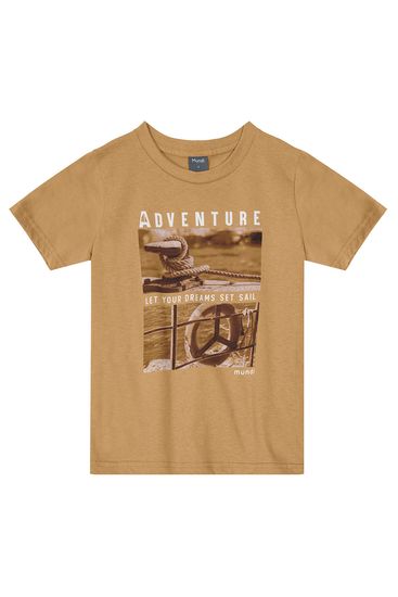 Camiseta infantil menino em malha Mundi - 10