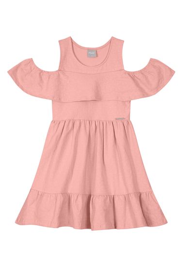 Vestido infantil menina em cotton Mundi - 10