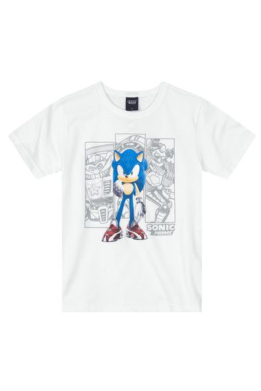Camiseta Sonic infantil unissex Brandili - 10