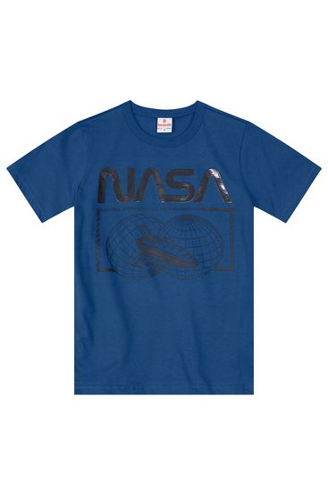 Camiseta Nasa infantil unissex em malha Brandili - 10