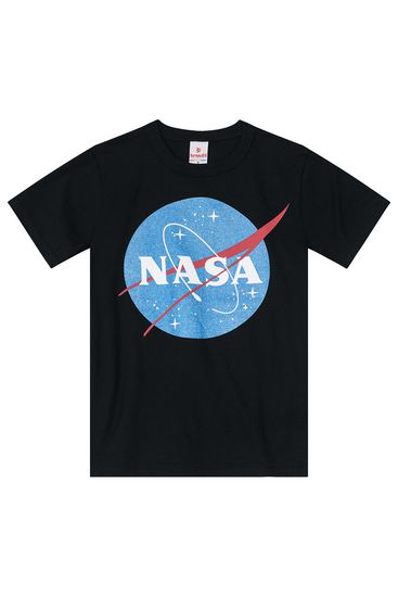 Camiseta Nasa infantil unissex em malha Brandili - 14