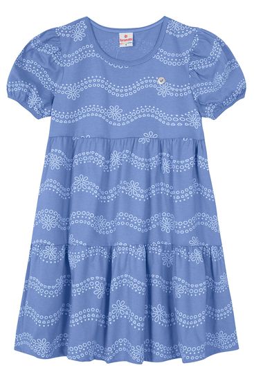 Vestido infantil menina em malha Brandili - 1