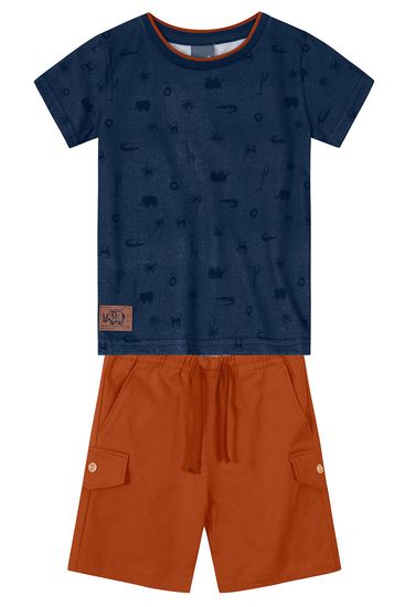 Conjunto infantil menino Mundi - 1