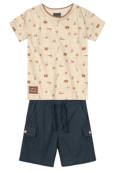 Conjunto infantil menino Mundi - 8
