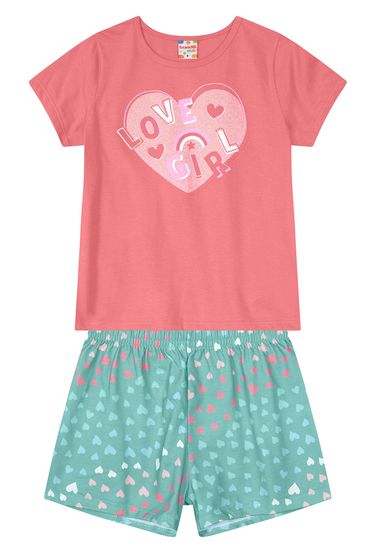 Conjunto infantil menina em malha Brandili - 10