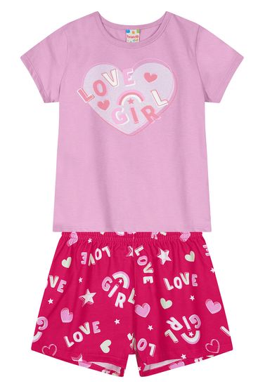 Conjunto infantil menina em malha Brandili - 8