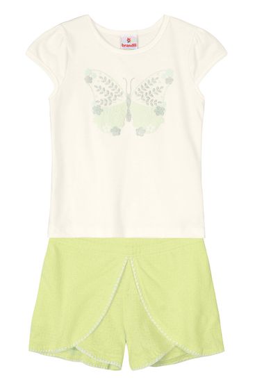 Conjunto infantil menina em malha Brandili - 1