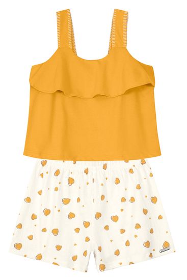 Conjunto infantil menina em malha Brandili - 6