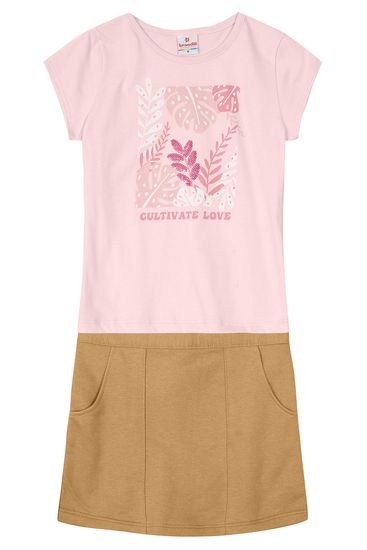 Conjunto infantil menina com shorts saia Brandili - 4