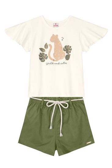 Conjunto infantil menina Brandili - 4