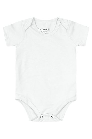 Body bebê unissex em Cotton Brandili Baby - RN