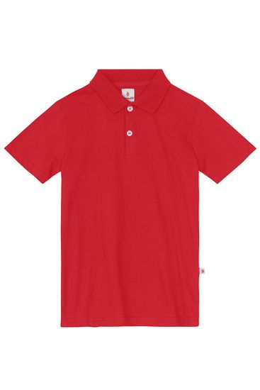 Camiseta polo infantil menino em malha Brandili - 3