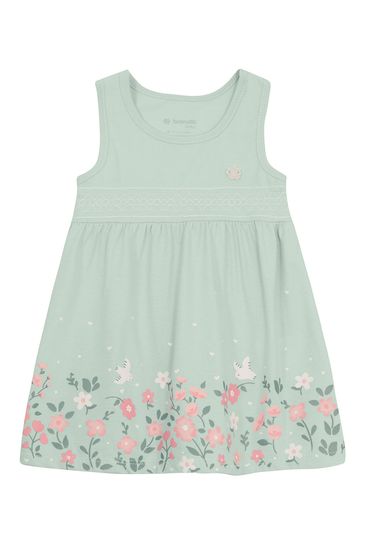 Vestido bebê menina com flores Brandili Baby - G