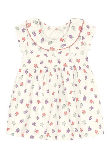 Vestido bebê menina floral Brandili Baby - G