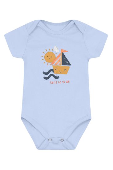 Body bebê menino de solzinho Brandili Baby - G